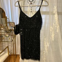 New Embellished Blank Party Dress