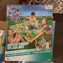 Water Gopher Smash Splash Mat Water Toy