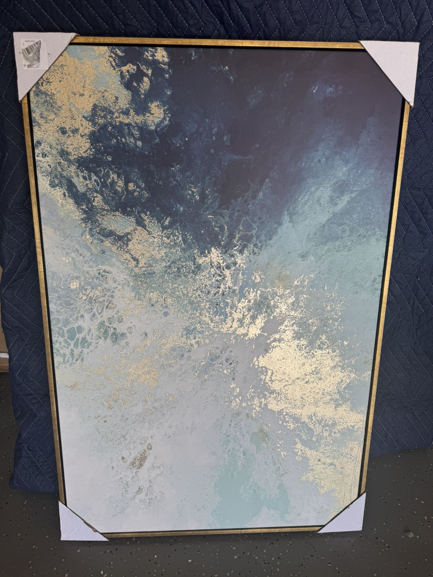 Blue Abstract Art 