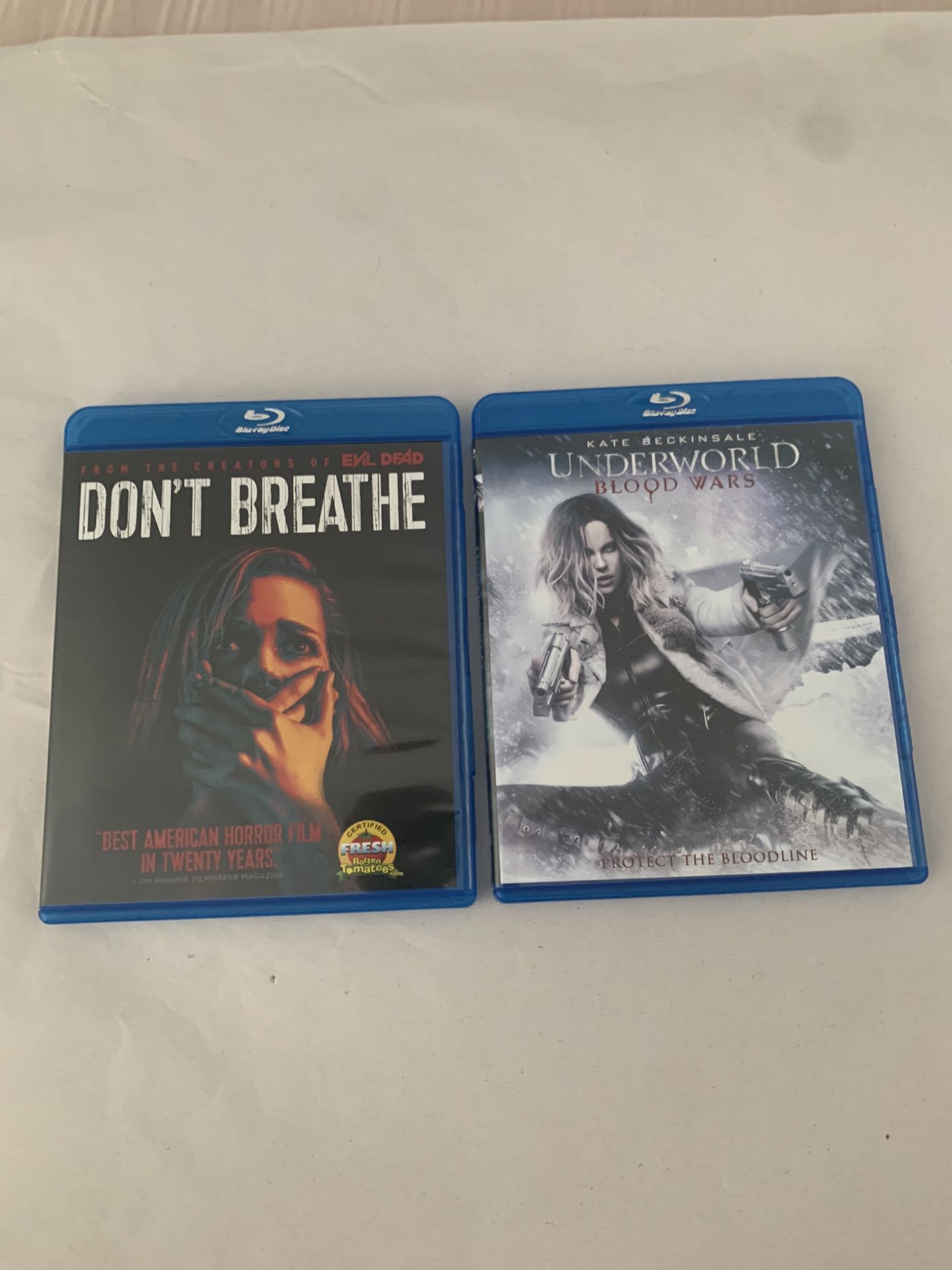 Don’t Breathe & Underworld Blood Wars Blu-Ray Bundle