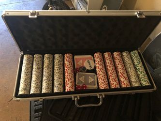 Poker Chip Set in Aluminum Case