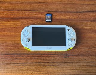 Sony PS Vita PCH-2000 Lime Green/White Handheld Console Region Free