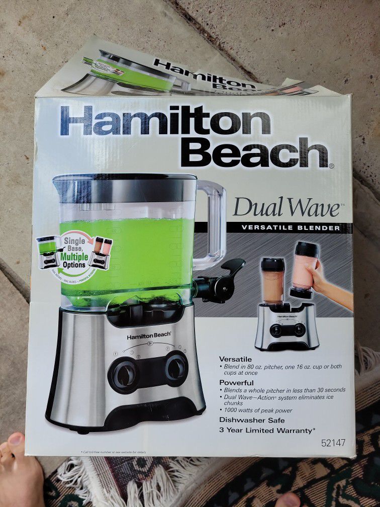 BRAND NEW HAMILTON BEACH WAVE CRUSHER BLENDER for Sale in Grayland, WA -  OfferUp