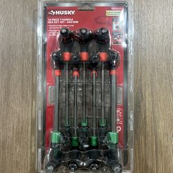 HUSKY 14-PIECE T-HANDLE HEX KEY SET - SAE/MM