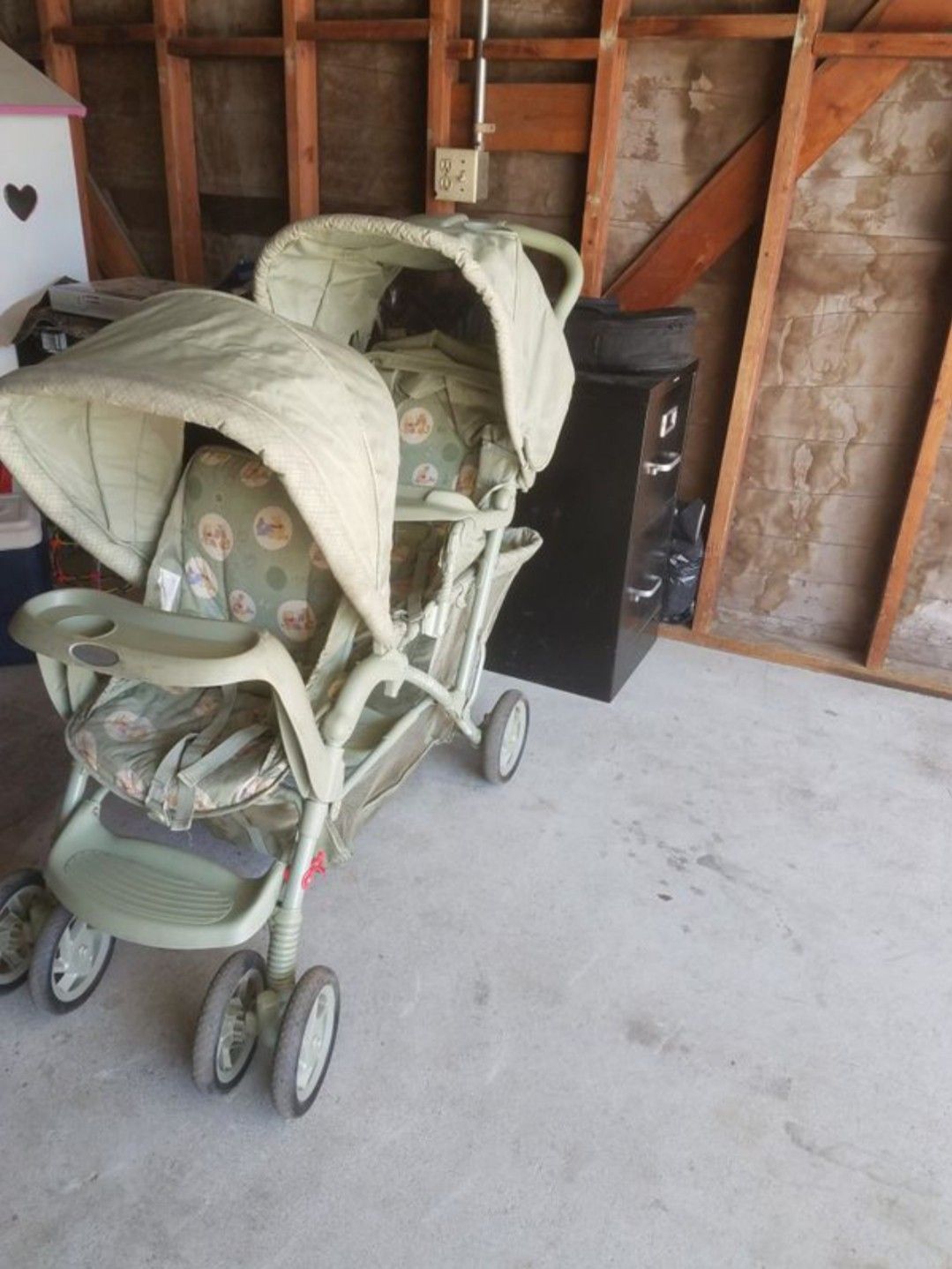 Winnie the pooh double stroller sales