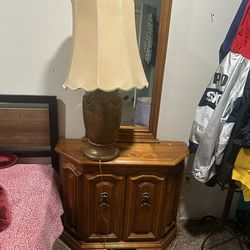 Lamp and dresser
