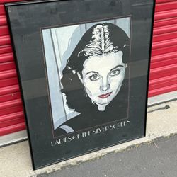 RARE 1981’s TEA LAUTREC LITHOGRAPH BY NANCY A. HAIG, LADIES OF THE SILVER SCREEN