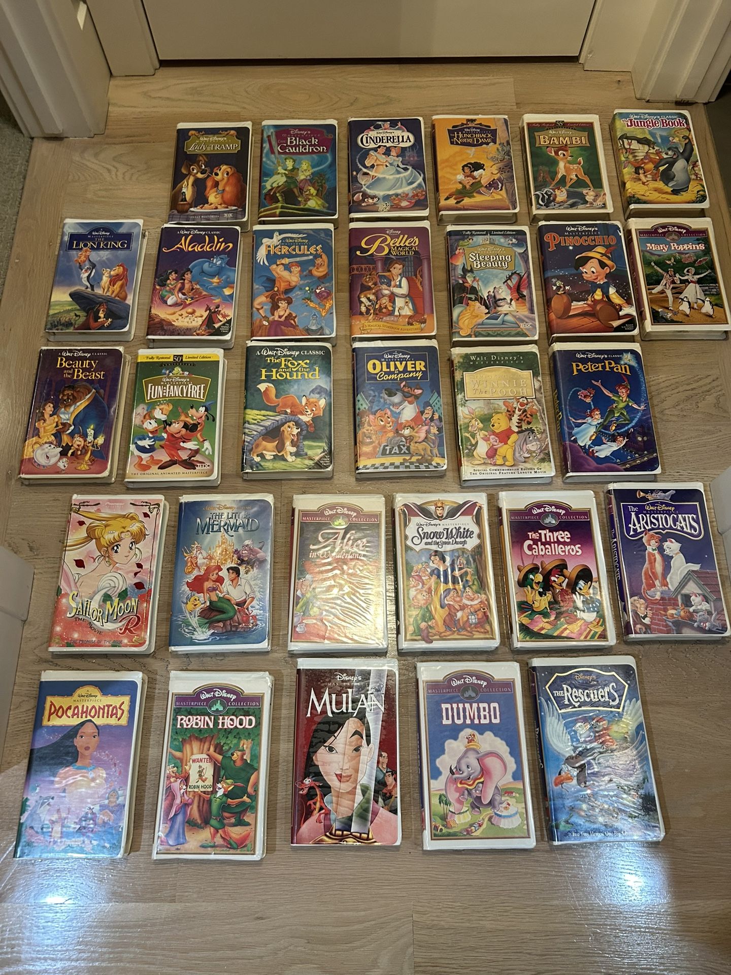 DISNEY VHS VIDEOS