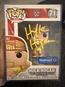 Hulk Hogan Signed Funko Pop
