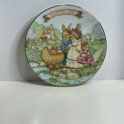 Spring Time Stroll 1991 Easter Plate