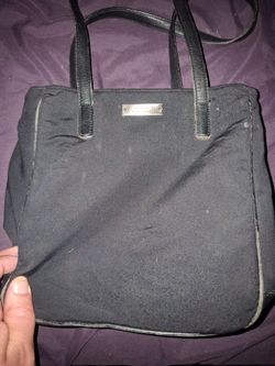 Coach New York Black Canvas Tote Bag