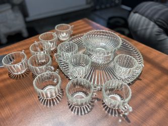 Antique Crystal Glassware Sets