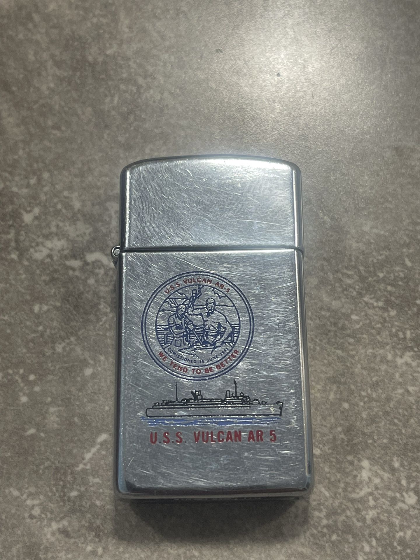 Zippo U.S.S Vulcan AR 5