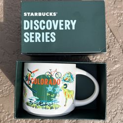 Brand new Starbucks Discovery Series Colorado mug, 14 oz