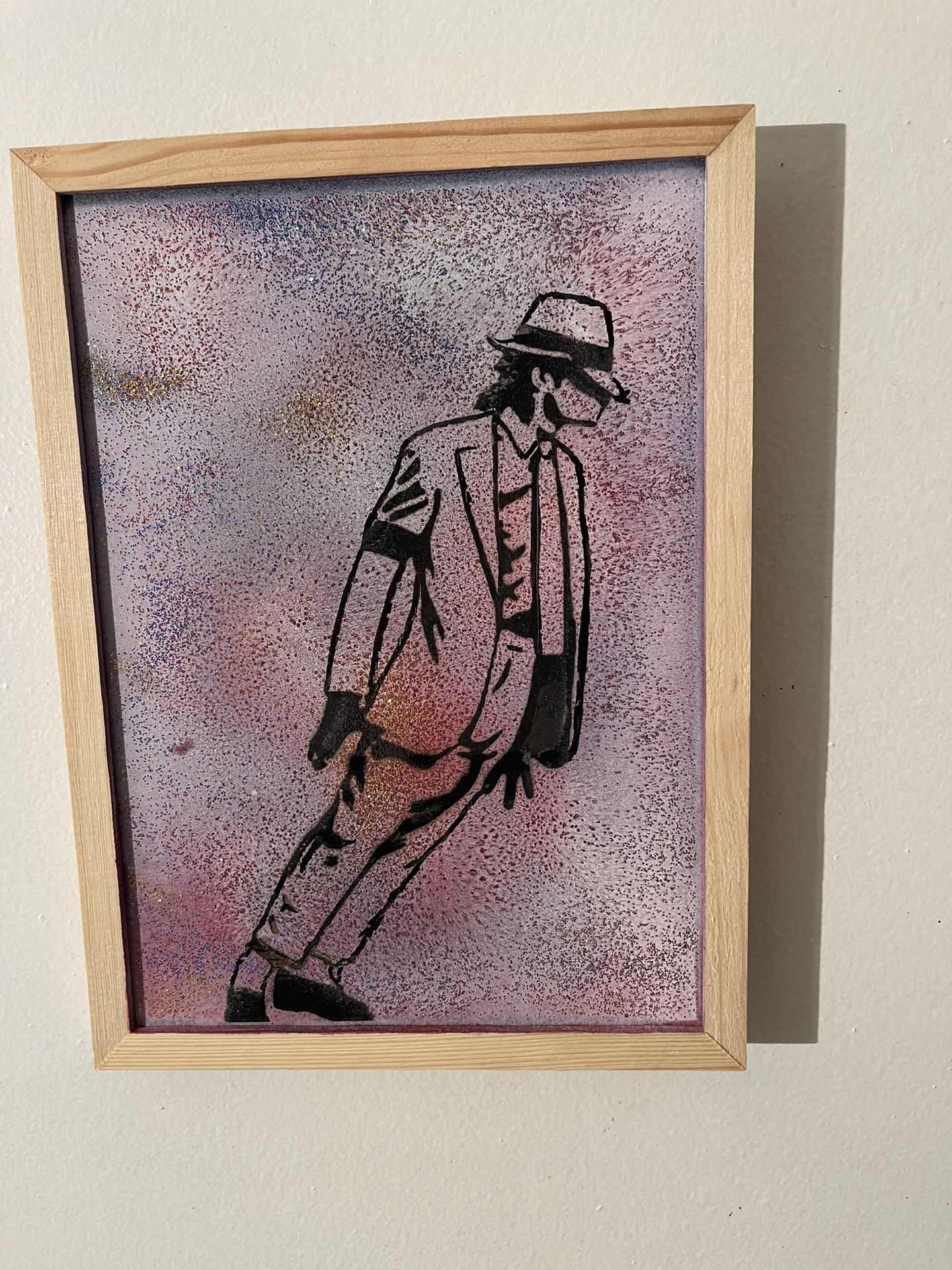 michael jackson wood dancing Sign Poster 8”×10”Painting Sign Funny Wall Vintage Art Decor Retro Home Decoration Plaque For Home Bar Pub Club Cafe