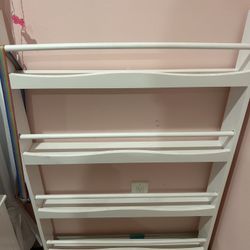 Nursery White Book Shelf