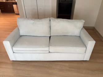 Couch, wall table, dinner table