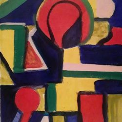 Acrylic On Canvas 5x10 Inch Very Nice Work