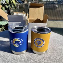 LA Rams 2-Pack Lowball 12oz Tumblers 