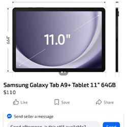 Samsung Galaxy Tab A 9 Plus