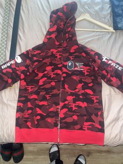 BAPE x FAZE CLAN Full Zip Up Hoodie