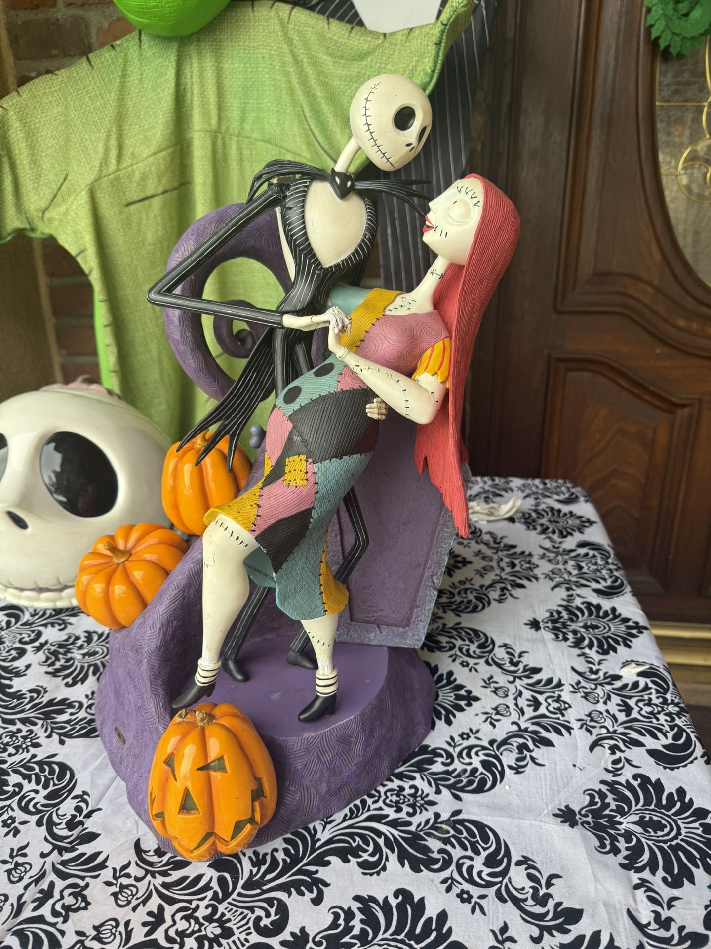 Nightmare Before Christmas Jack and Sally Figure Some Damage