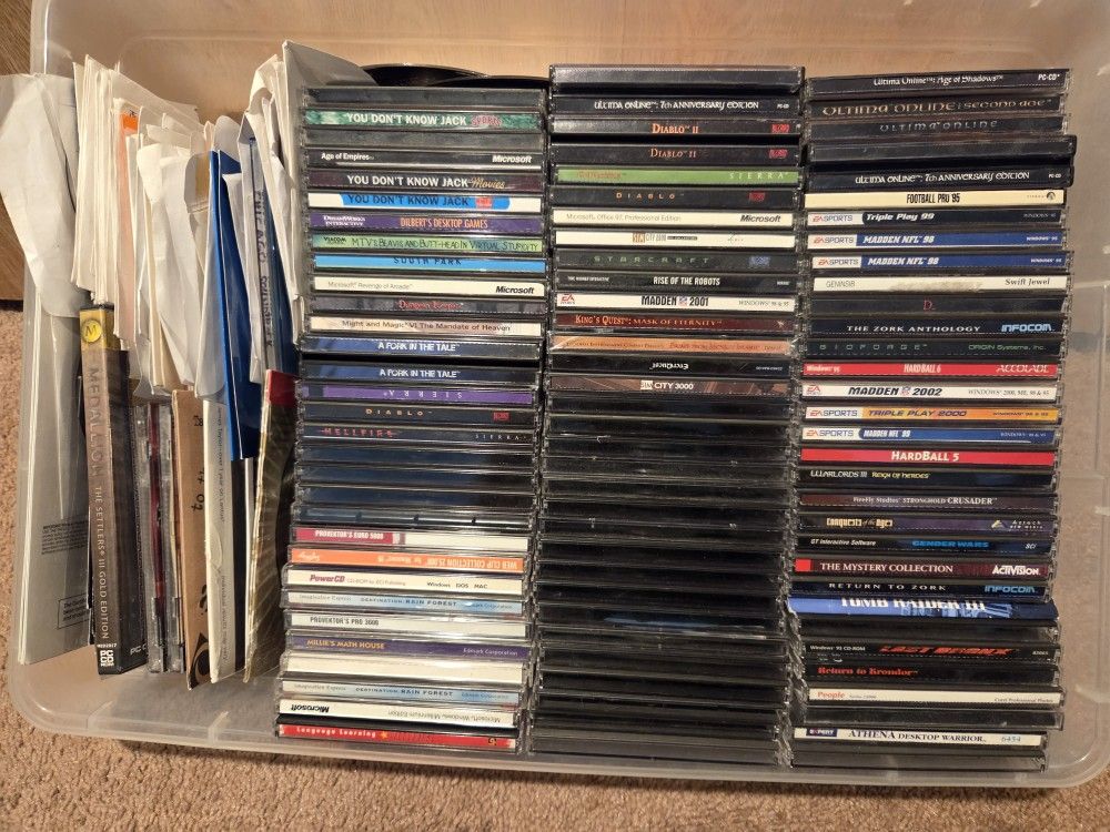 Computer CD ROM Games & Apps