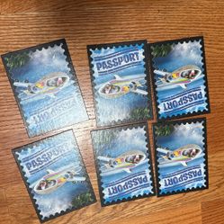 The Game of Life Adventures Edition 6 Passport Cards Replacements 