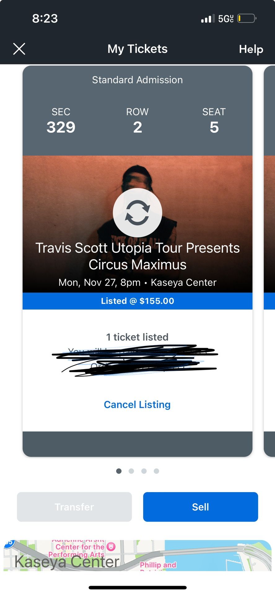 Travis Scott Tickets 11/27 Miami