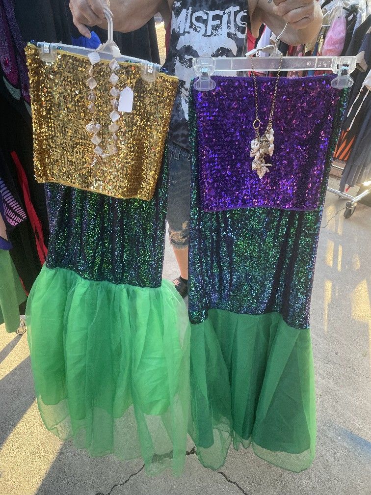 Ladies "MYSTICAL MERMAIDS" costumes. 2 AVAILABLE Size M &L