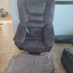Massage Heated Remote Recliner 