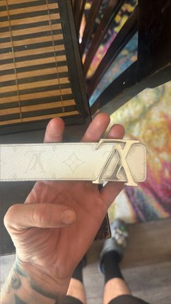 Louis Vuitton white Belt Make me your best offer