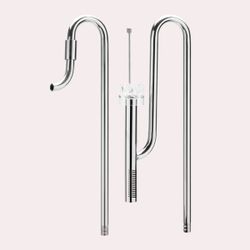 Aqua Worx Flux - Stainless Steel Lily Pipes/w Skimmer