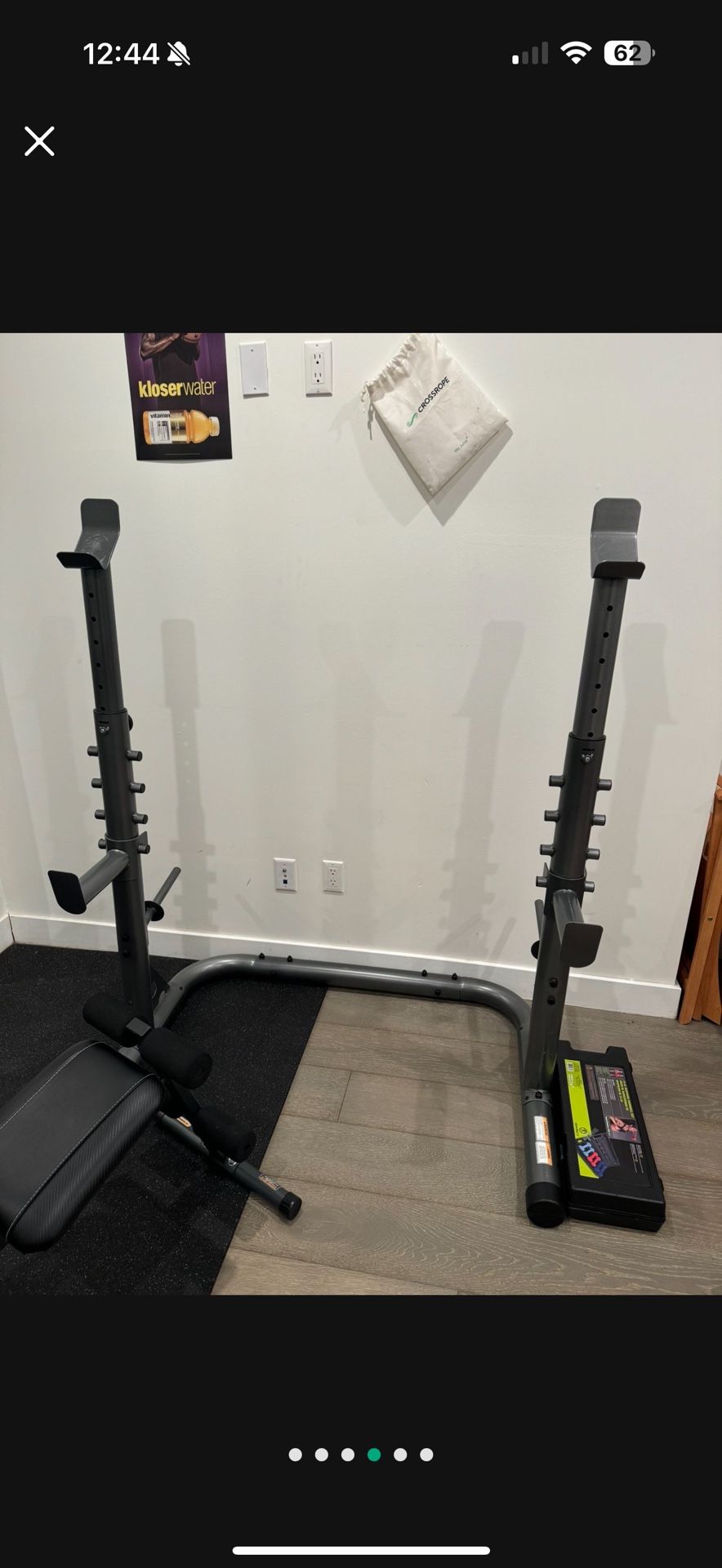 Pull Up/Dip Bar And Squat/Bench Press Rack