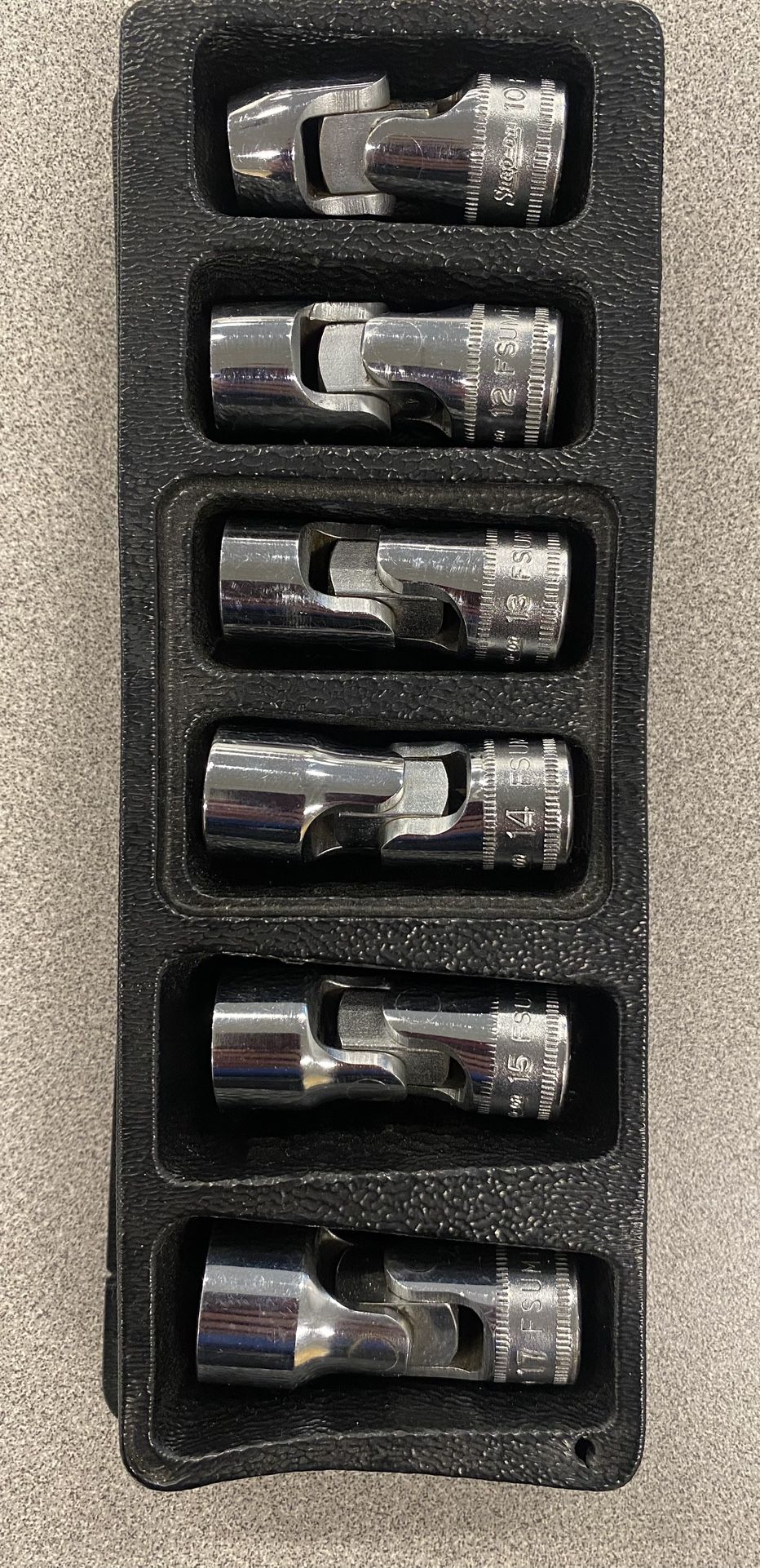 Snap-on 3/8 Wobbly 10mm, 12mm, 13mm, 14mm, 15mm, 17mm