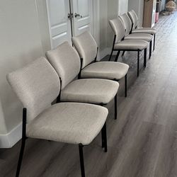 6 office chairs in good condition
