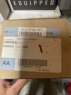 BMW 6 Series Dash Speakers OEM Bought From Dealer