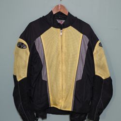 Joe Rocket Motorcycle Jacket, Men's Large