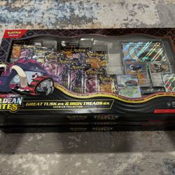 Pokemon Paldean Fates Great Tusk ex & Iron Treads ex Premium Collection