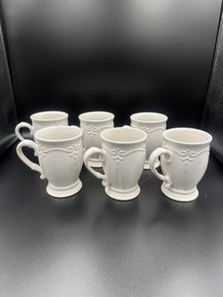 white ceramic pedestal mug is from the Southern Living Gallery Collection