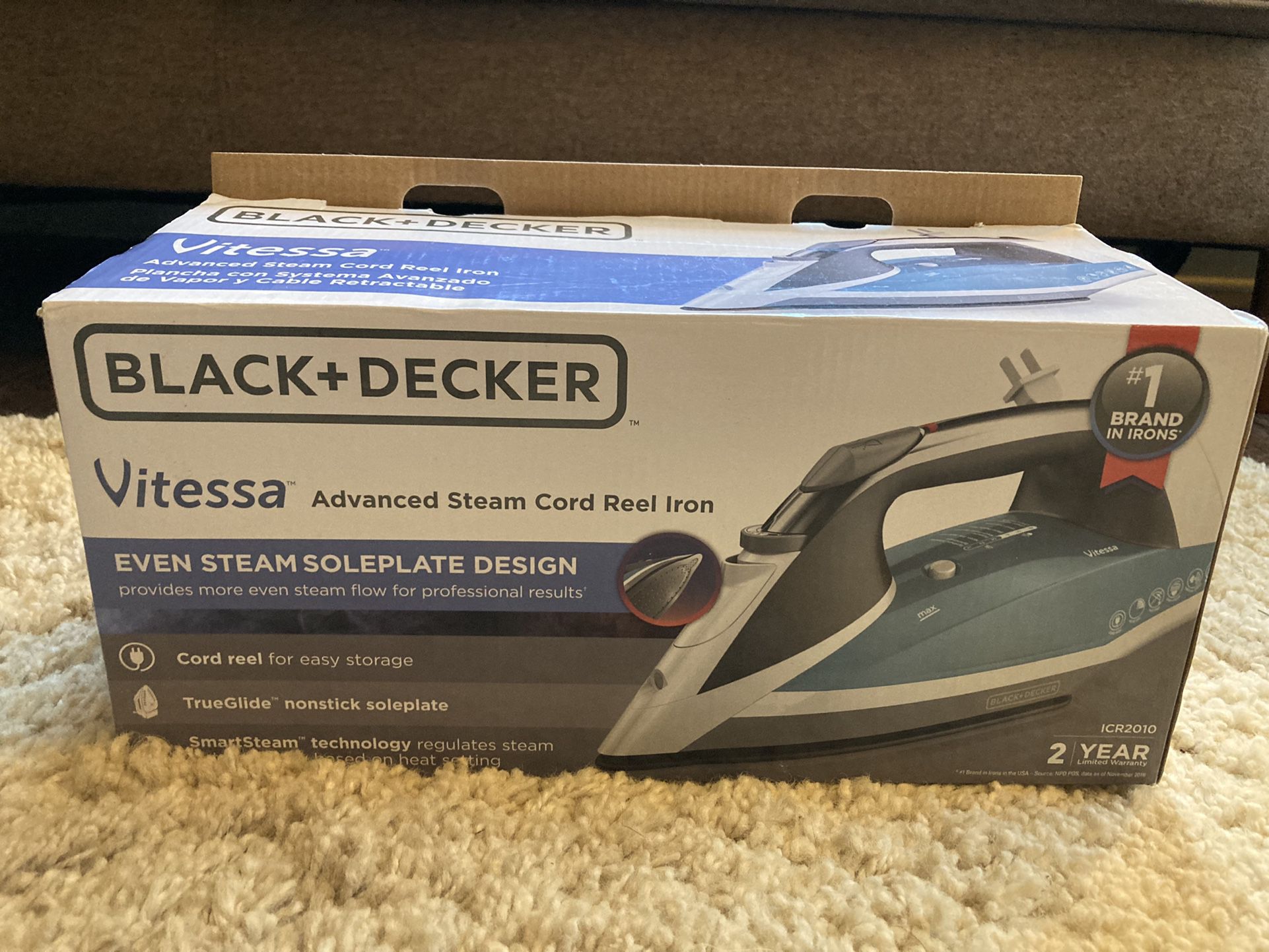 Black+Decker One Step Steam Iron (Evensteam) for Sale in Perth Amboy, NJ -  OfferUp