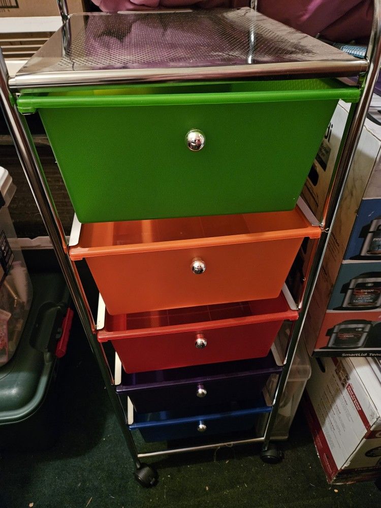 Five Drawer Cart Fir Crafts