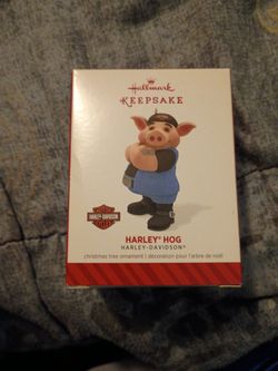 Hallmark Harley hog ornament