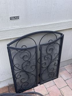 Fire Place Metal Gate
