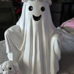 Halloween Ghost And Doggie Figures