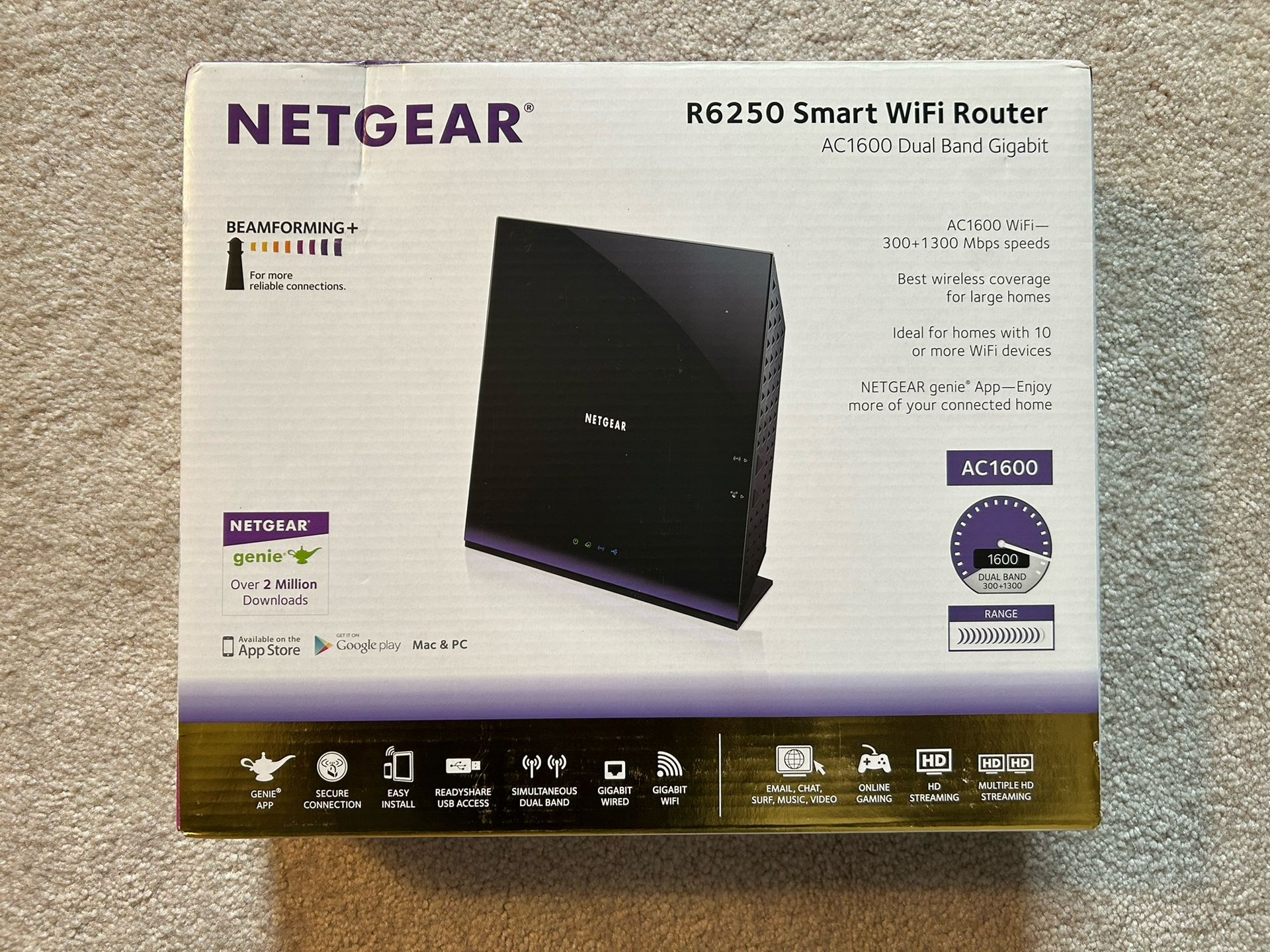 NETGEAR R6250 Smart WiFi Router