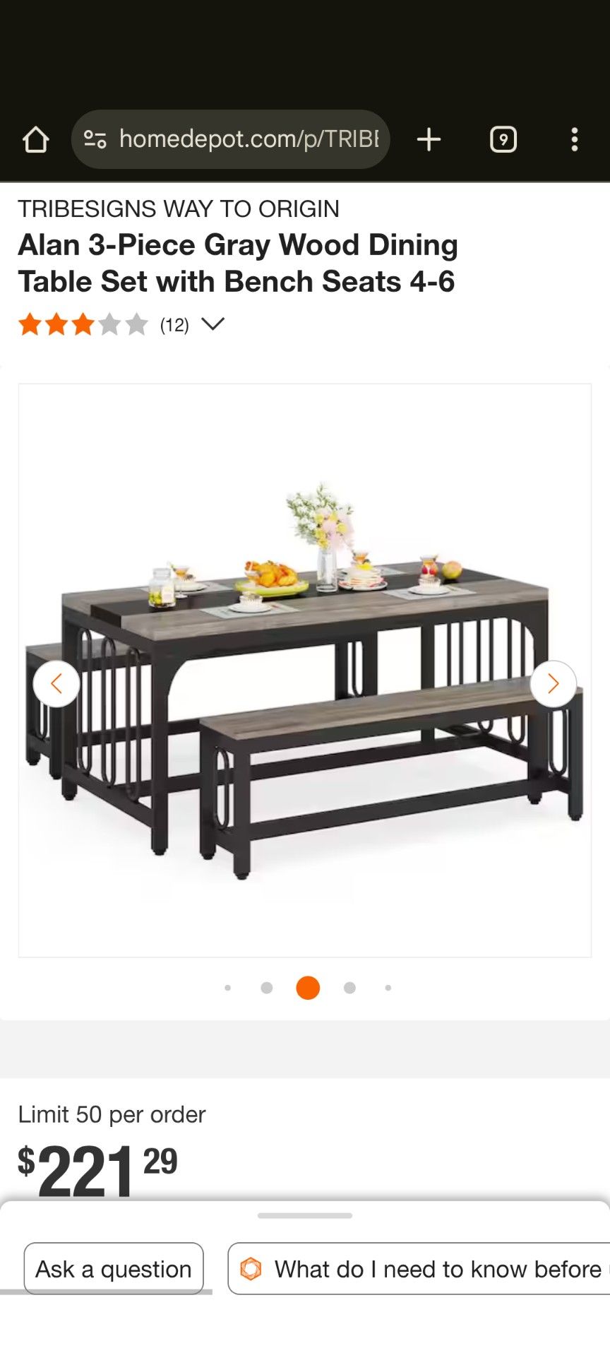 Dining Table Set
