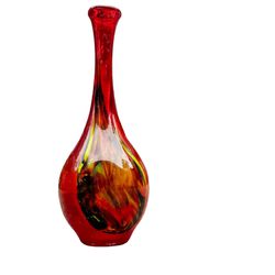 Vintage Glass Art Vase