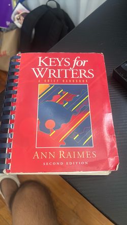 Keys for writers book