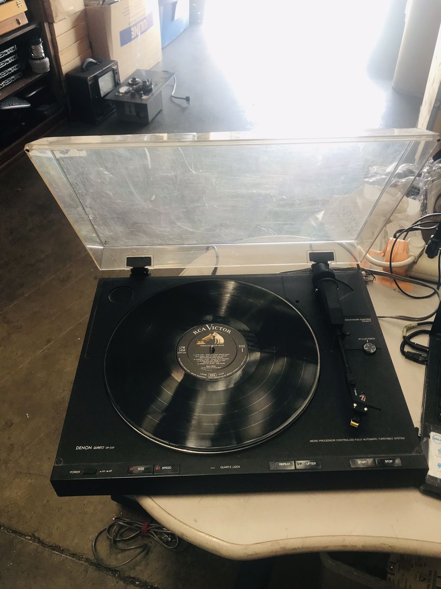 Denon Quartz DP-23F Micro Processed Tumble